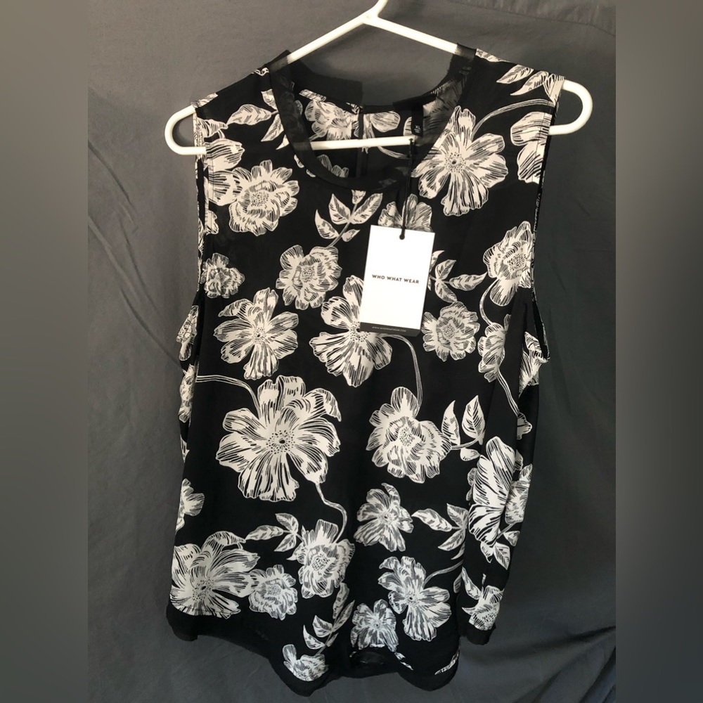 WhoWhatWear Sleeveless Dress Shirt